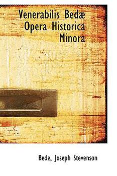 Paperback Venerabilis Bed Opera Historica Minora Book