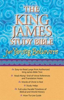 Hardcover The King James Study Bible for Young Believers [Large Print] Book
