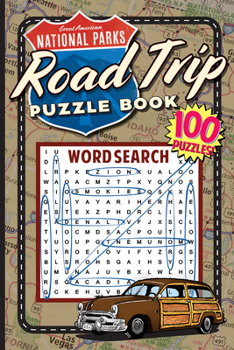 Paperback Great American National Parks Road Trip Puzzle Book