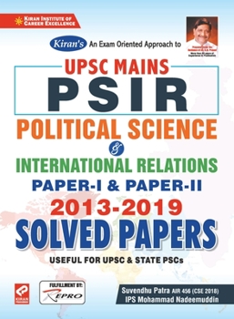 Paperback PSIR Paper I, II Book