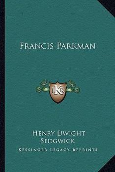 Paperback Francis Parkman Book