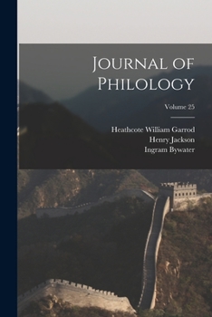 Paperback Journal of Philology; Volume 25 Book