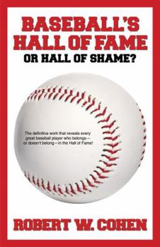 Paperback Baseball's Hall of Fame or Hall of Shame? Book