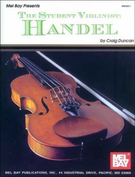 Paperback The Student Violinist: Handel Book