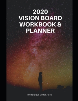Paperback 2020 Vision Board Workbook & Planner Book
