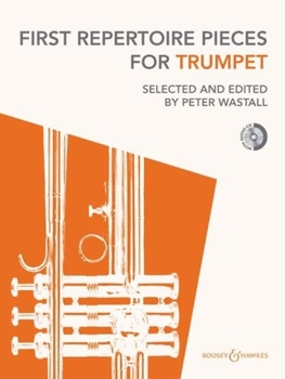 Paperback First Repertoire Pieces for Trumpet and Piano Book with Online Book
