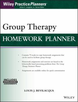 Paperback Group Therapy Homework Planner Book