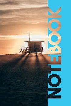 Paperback Notebook: Lifeguard Tower Charming Composition Book for Water Safety Instructor Training and Jobs Book