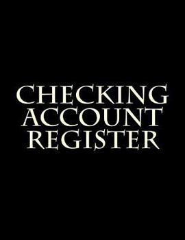 Paperback Checking Account Register [Large Print] Book