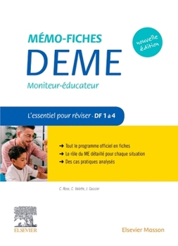 Paperback Mémo-Fiches Deme. Moniteur-Educateur: L'Essentiel Pour Réviser - Compétences 1 À 4 [French] Book