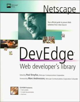 Paperback Netscape Devedge? Web Developer's Library [With CDROM] Book