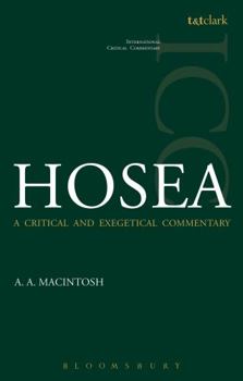 Paperback Hosea (ICC) Book