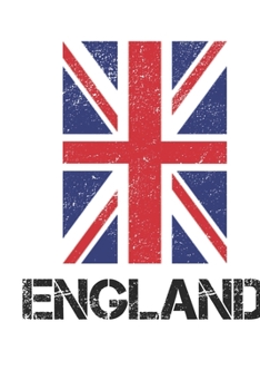 England: England Funny Union Jack Flag Blank Travel Journal Diary Notebook forEngland (6X9, 120 pages)