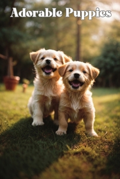 Paperback Adorable Puppies Picture Book