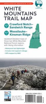 Map AMC White Mountains Trail Maps 3-4: Crawford Notch-Sandwich Range and Moosilauke-Kinsman Book