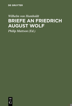 Hardcover Briefe an Friedrich August Wolf [German] Book