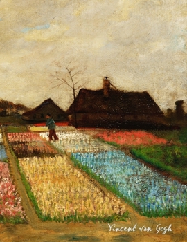 Paperback Vincent van Gogh: 8.5 x 11 Notebook - Bulb Fields Book