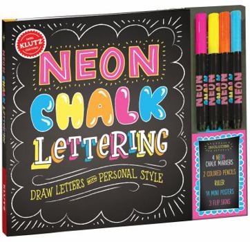 Paperback Neon Chalk Lettering Book