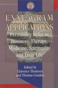 Hardcover Enneagram Applications: Using Personality Styles at Work and Home Book