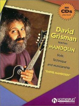 Paperback David Grisman Teaches Mandolin [With 6 CD's] Book