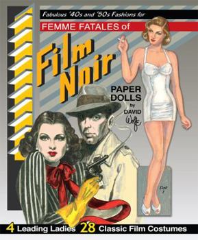 Paperback Fabulous '40s and '50s Fashions for Femme Fatales of Film Noir Paper Dolls Book