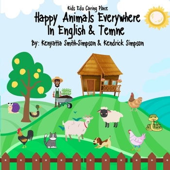 Paperback Happy Animals Everywhere in English & Temne Book
