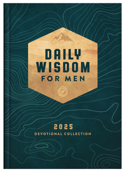 Hardcover Daily Wisdom for Men 2025 Devotional Collection Book