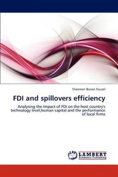 Paperback FDI and spillovers efficiency Book
