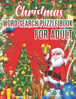 Paperback Christmas Word Search Puzzle book For Adult: Word Search Puzzle book (volume 1) Book
