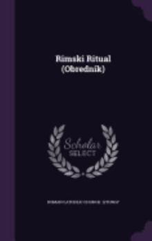 Hardcover Rimski Ritual (Obrednik) Book