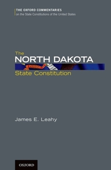 Hardcover The North Dakota State Constitution Book