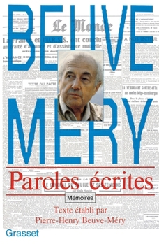 Paperback Paroles écrites [French] Book