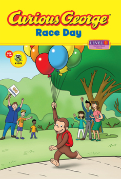 Paperback Curious George Race Day Book