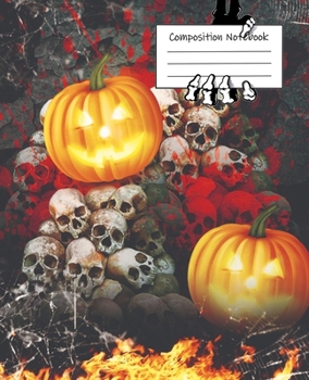 Halloween Massacre College Ruled Journal: 110 Blank Lined Wide Ruled (7.5 x 9.25) Pages to Jot Down Your Thoughts
