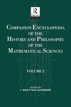 Paperback Companion Encyclopedia of the History and Philosophy of the Mathematical Sciences: Volume Two Book