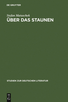Hardcover Über das Staunen [German] Book