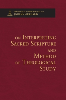 Hardcover On Interpreting Sacred Scripture and Method of Theological Study Book