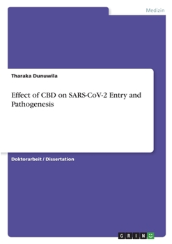 Paperback Effect of CBD on SARS-CoV-2 Entry and Pathogenesis [German] Book