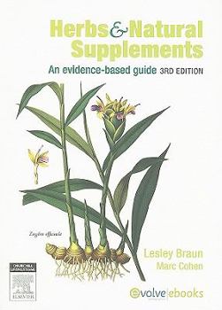 Paperback Herbs and Natural Supplements, Volume 1: An Evidence-Based Guide Book