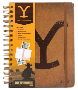 Hardcover 2025 Yellowstone: The Dutton Ranch 13-Month Weekly Planner Book