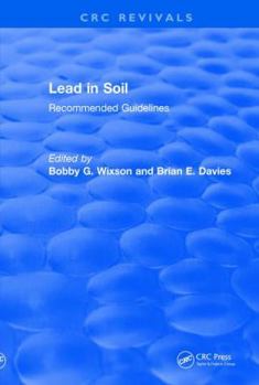 Paperback Revival: Lead in Soil (1993): Recommended Guidelines Book