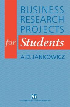 Paperback Business Research Projects for Students Book