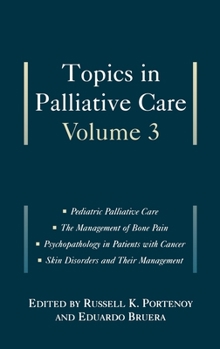Hardcover Topics in Palliative Care Book