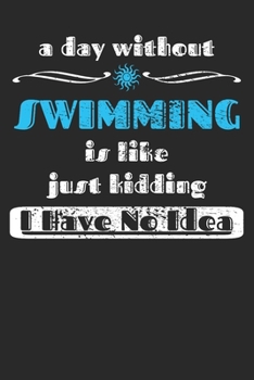 Notebook: Swimming Dot Grid 6x9 120 Pages