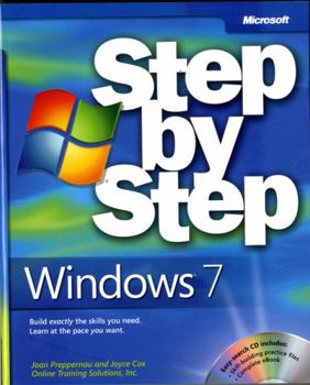 Paperback Windowsa 7 Step by Step Book
