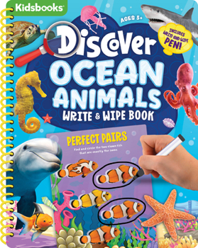 Spiral-bound Ocean Animals Discover Book
