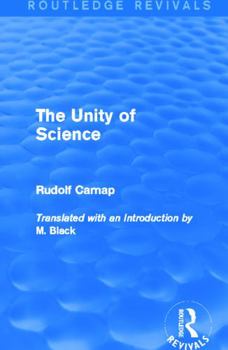 Paperback The Unity of Science (Routledge Revivals) Book