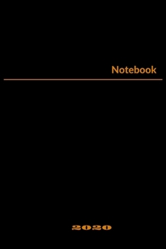 Notebook: Unlined Notebook - Large (6 x 9 inches) - 120 Pages - Black Cover - White pages