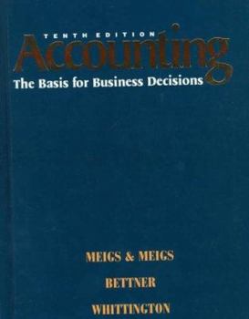 Hardcover Accounting, the Basis for Business Decisions Book