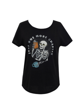 Misc. Just One More Chapter Women's Relaxed Fit T-Shirt X-Small Book